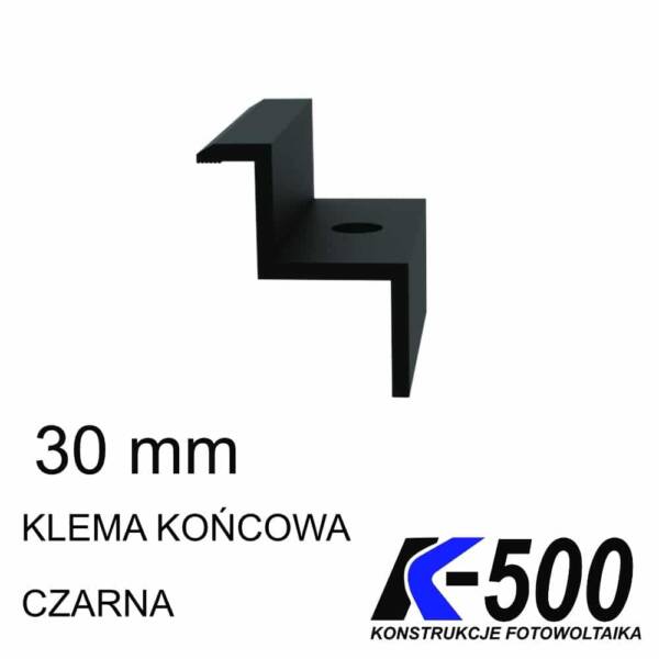 Klema końcowa H30 czarna