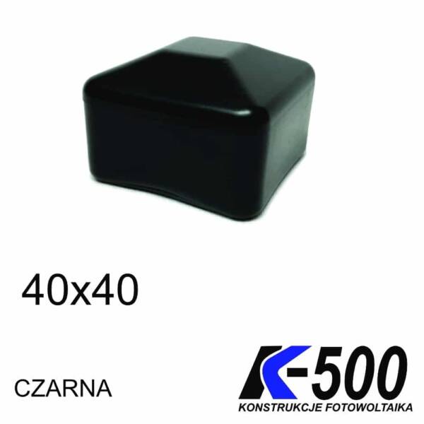 Zaślepka szyny czarna