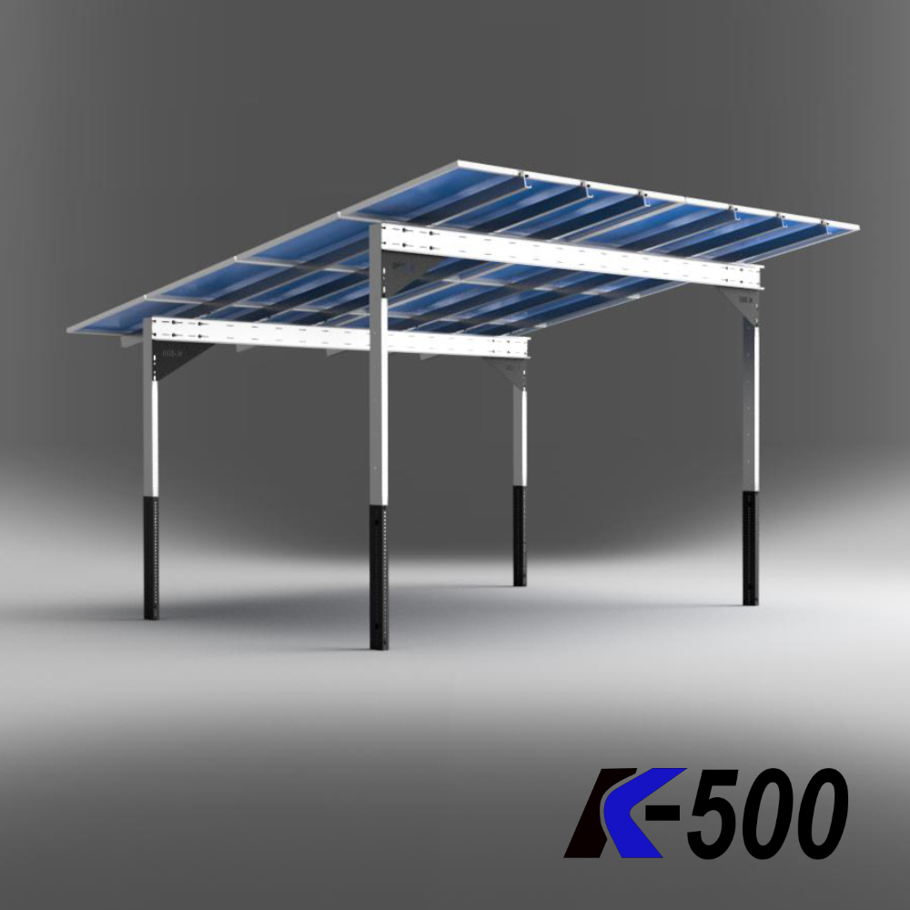 K6400 CARPORT 1x4200 (2090-2200) na 8 modułów R2 - obrazek 3